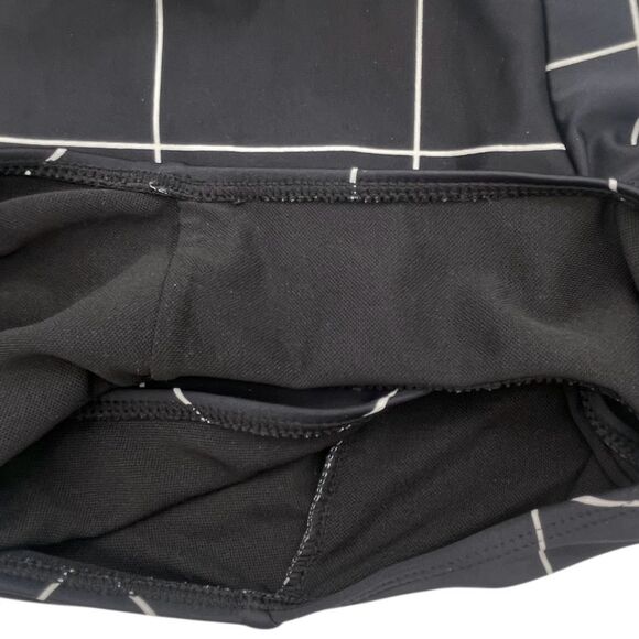 NWT Janela Bay Black Windowpane Halter Tankini Size Medium Modest Swimsuit Set - Picture 8 of 13